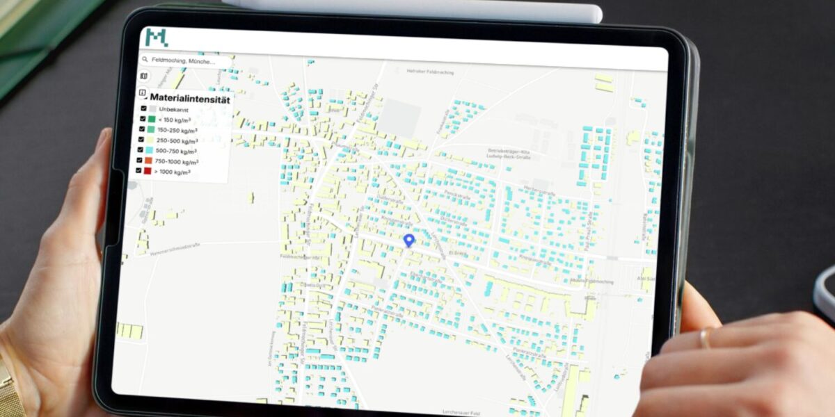 Digitale Darstellung eines Gebäudematerialkatasters für Urban Mining in München