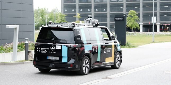 ID.Buzz für autonomes Fahren ausgerüstet