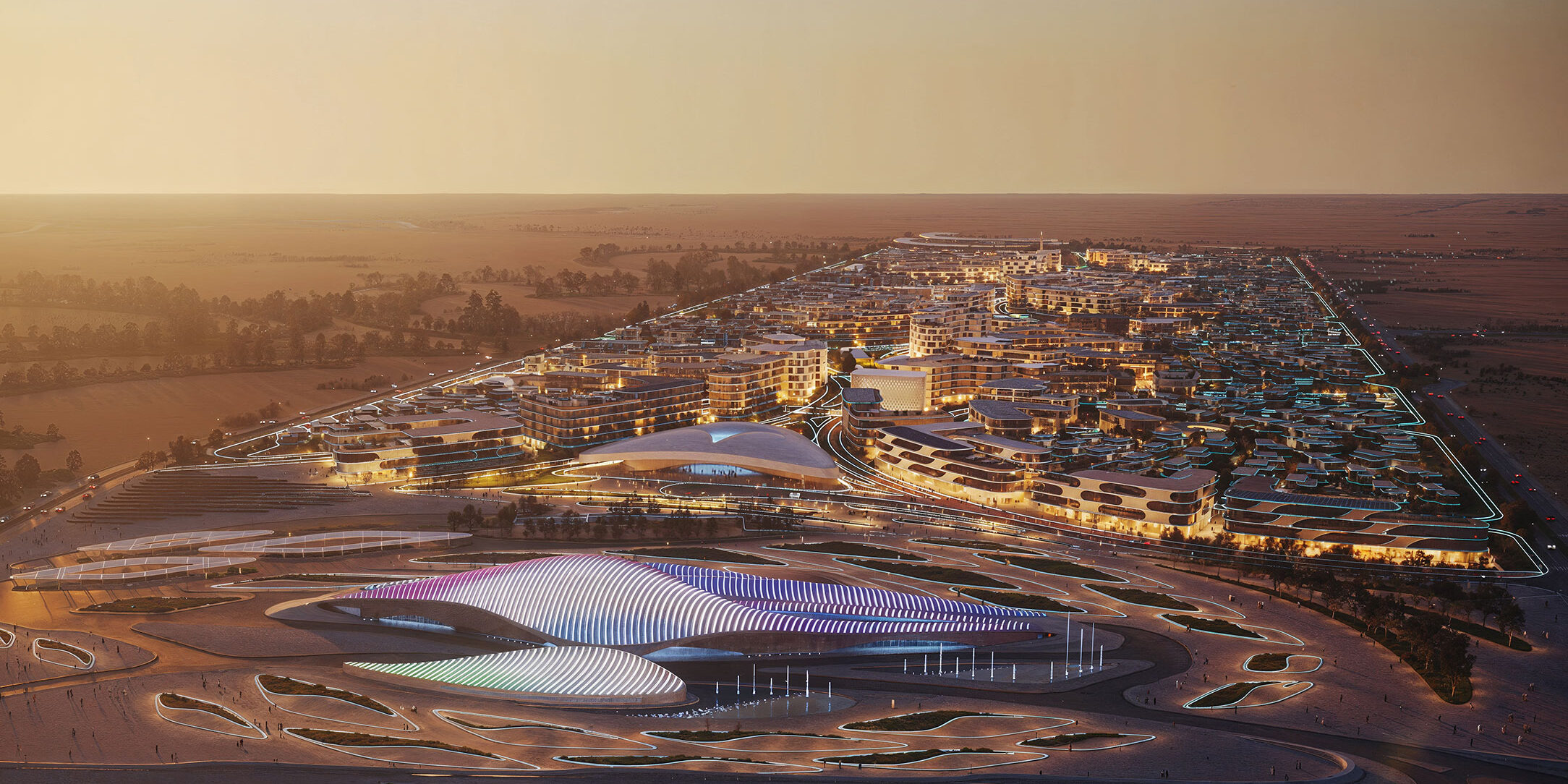 Oase in der Wüste – macht Khalid Bin Sultan City es besser als The Line?