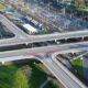 Brückenmonitoring mit Schallemissionssensoren an einer Autobahnbrücke