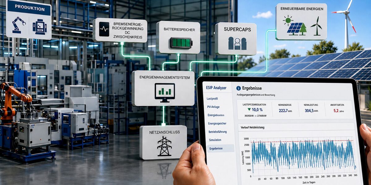 Auslegungsergebnisse im "ESiP Analyzer"