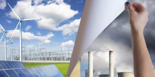 Übergang zu einem grünen und sauberen Konzept für erneuerbare Energien