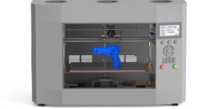 Modell einer Waffe aus dem 3D-Drucker