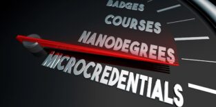 Microcredentials Speedometer Most Qualified Candidate Course Badge Nanodegree 3d Illustration