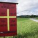 Protestplakat gegen den Brenner-Nordzulauf