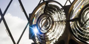 Fresnel-Linse eines Leuchtturms