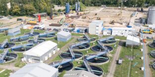 Klärwerk Ruhleben der Berliner Wasserbetriebe.