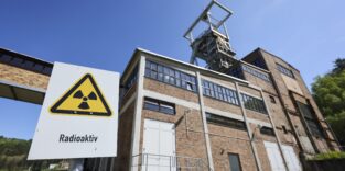 Schachtanlage im Erzgebirge