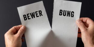 Eine zerrissene Bewerbung
