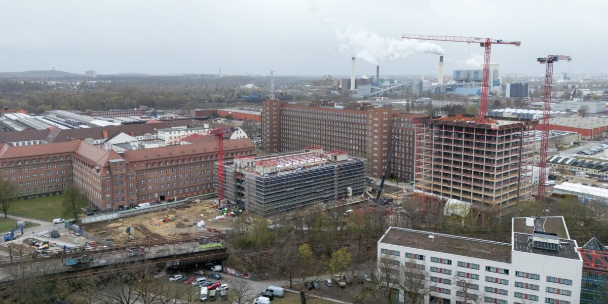 Baustelle des Siemensstadt Square