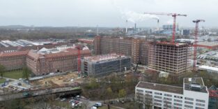 Baustelle des Siemensstadt Square
