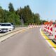 Baustelle auf Autobahn