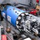 Tunnelbohrmaschine wird zusammengebaut