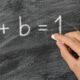 a + b = 1