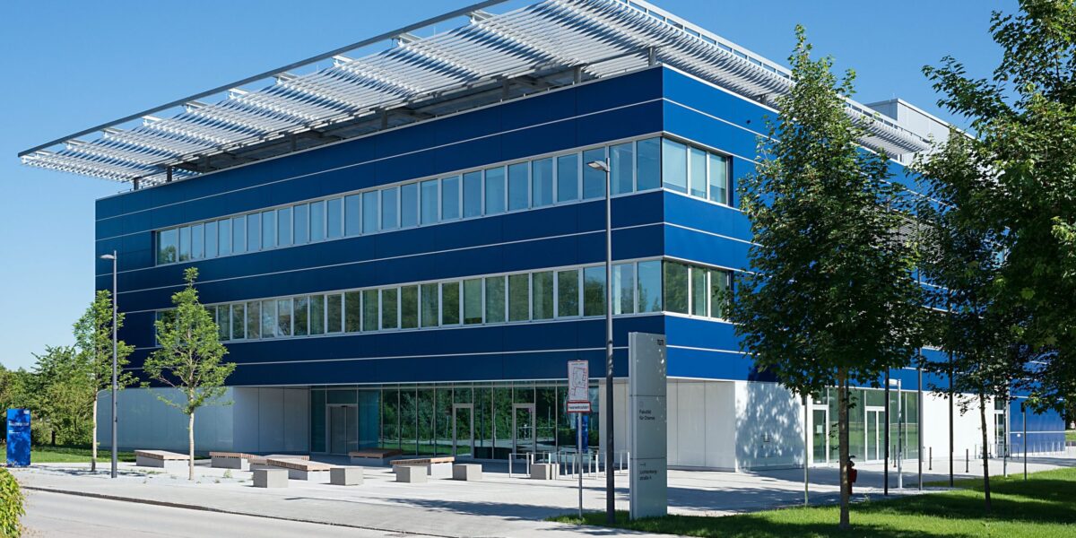 Das Zentrum für Energie und Information als Pilotgebäude für das Living Lab Campus Garching. Foto:Uli Benz /Technische Universität München, 2017