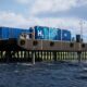 Elektrolyseur auf Wasserplattform