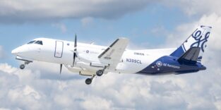 Testflugzeug von GE. Die Nasa hat damit ein hybridelektrisches Antriebssystem in Reiseflughöhe erprobt.