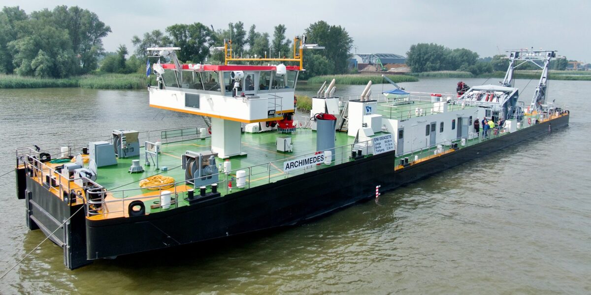 Die Archimedes auf dem Rhein