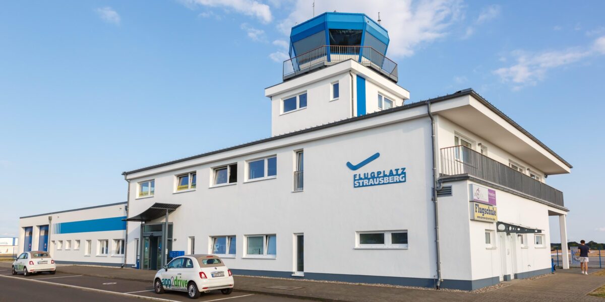 Flugplatz Strausberg in Brandenburg