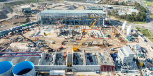 Großbaustelle in Clarinda im Südosten Melbournes