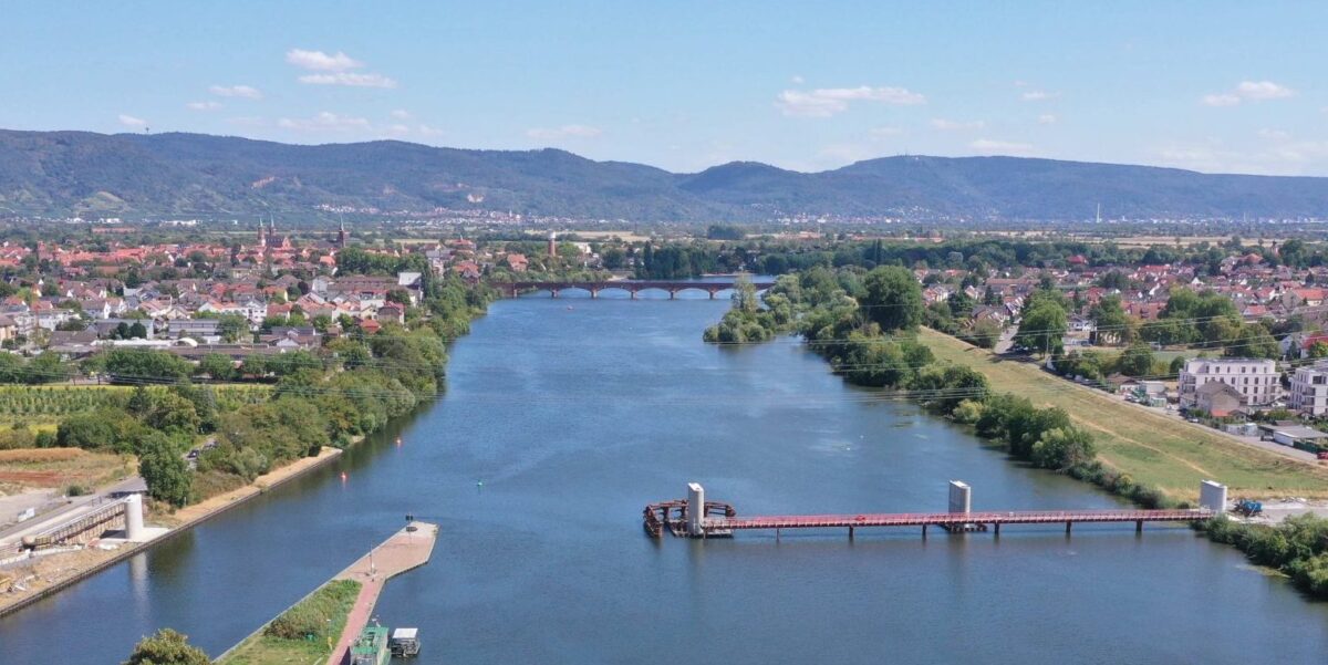 Neubau Neckarbrücke Ladenburg