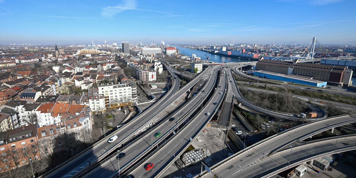 Hochstraße Nord in Ludwigshafen