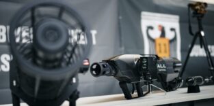 Netzwerfer und Jammer zum Abfangen von Drohnen