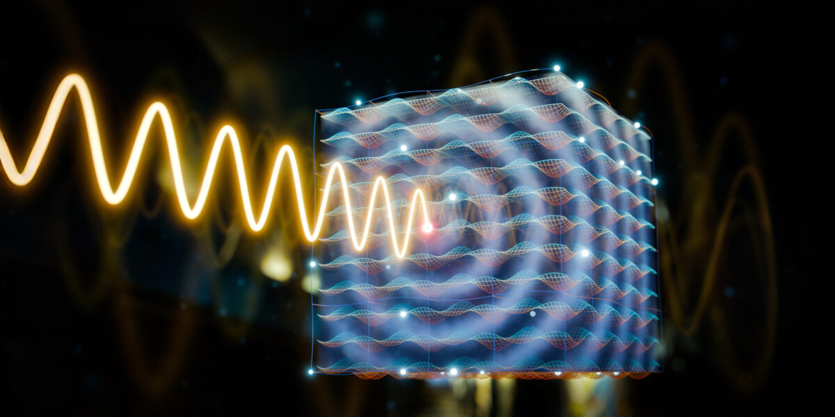 Eine elektromagnetische Terahertz-Welle erzeugt einen photonischen Zeitkristall