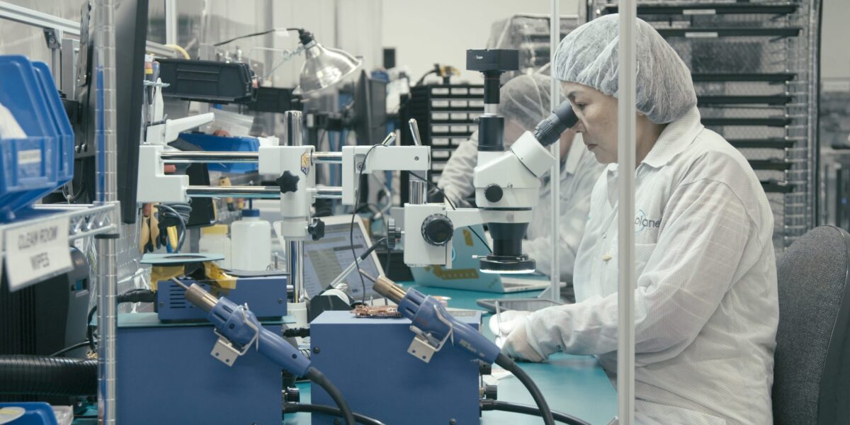 Blick ins Produktionslabor