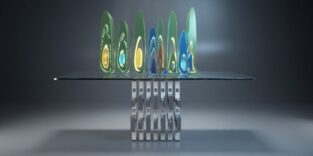 Visualisierung einer phononischen Spiralstruktur
