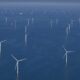 Offshore-Windpark aus Vogelperspektive