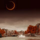 Sonnenfinsternis über Amsterdam