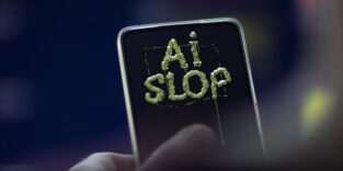 „AI Slop“ auf einer Smartphone-App