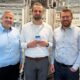 Sven Kolterman, Leiter IoT & Campus Networks bei Telefónica Deutschland, Paul Blobelt, Testmanager bei E.on Grid Solutions, und Janosch Wagner, CTO bei Power Plus Communications AG (v.l.n.r.).