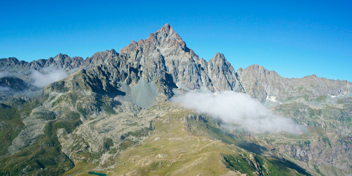 Der Monviso in den Cottischen Alpen