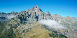 Der Monviso in den Cottischen Alpen