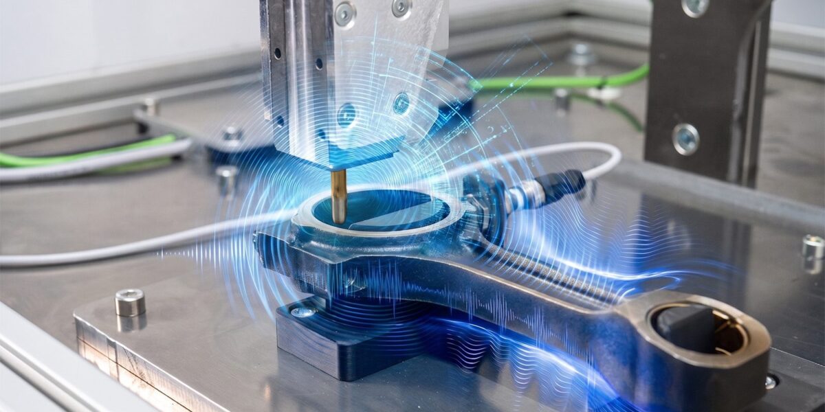Die akustische Prüftechnik mit KI senkt Ausschuss erheblich. Bild: Resonik