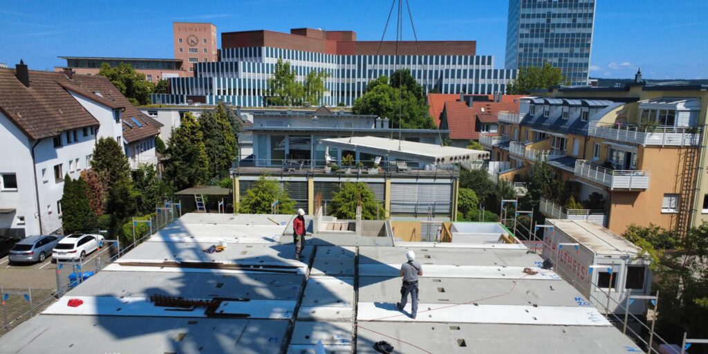 Systembauteile im modernen Wohnheimbau