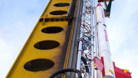 Deutsche Rakete fliegt mit Kerzenwachs – und landet im Schnee