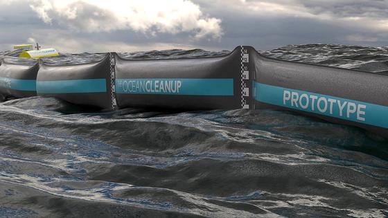 Schlauchsystem soll die Ozeane vom Plastikmüll befreien