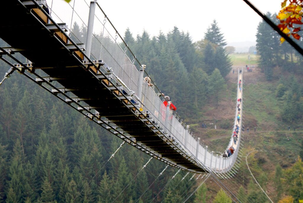 Die längste Hängeseilbrücke Deutschlands