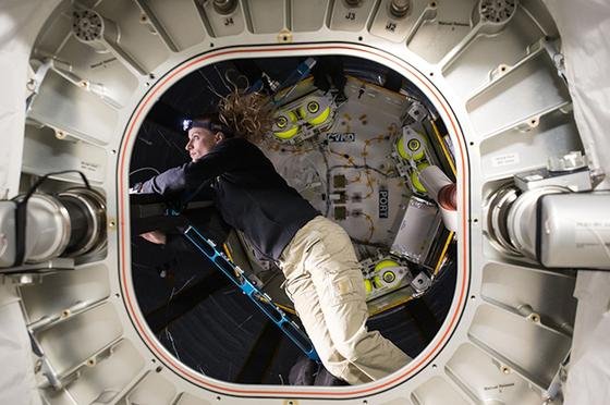 Der aufgepumpte ISS-Anbau Beam macht sich gut
