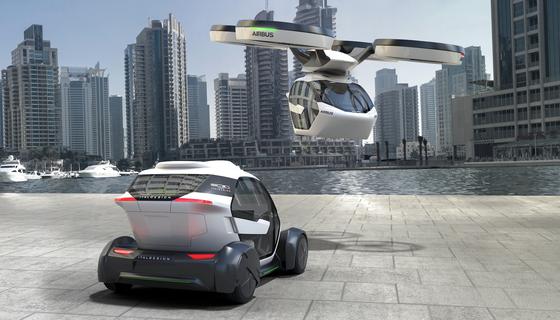 Airbus stellt ein Auto vor, das auch fliegen kann