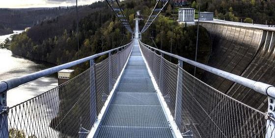 Längste Hängeseilbrücke Deutschlands im Harz
