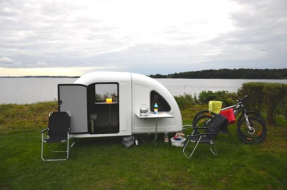 Wide Path Camper: Campinganhänger für das Fahrrad