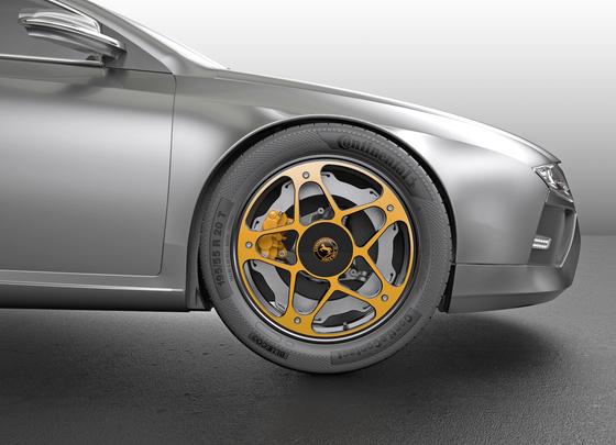 Continental entwickelt neues Rad mit Ringbremse für Elektroautos