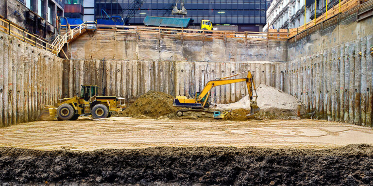 Baugruben – Bauen im innerstädtischen Bereich