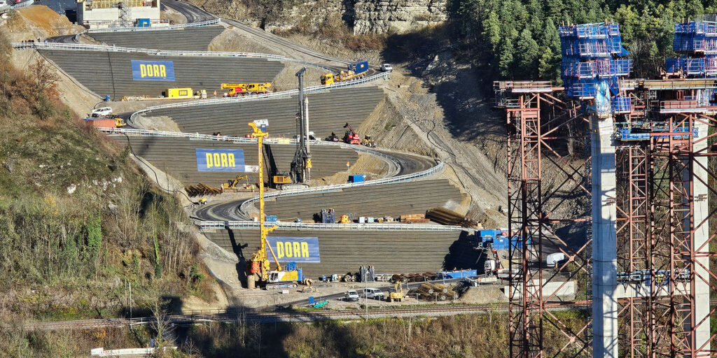 Auch auf der Nordseite schreitet der Brückenbau voran