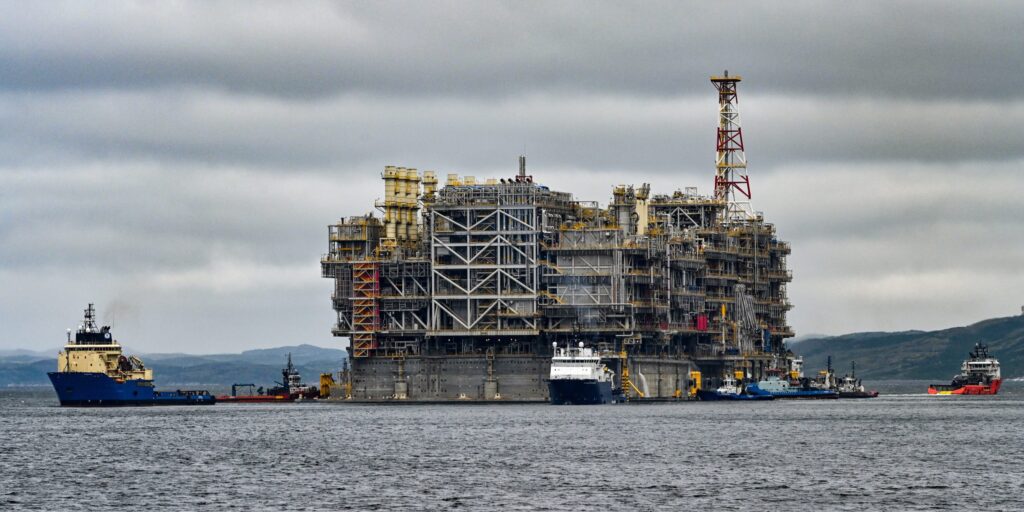 Novatek's gravity-based structure platform in Russia's Murmansk R