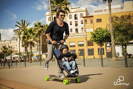 Ein Kinderwagen für extrem sportliche Eltern